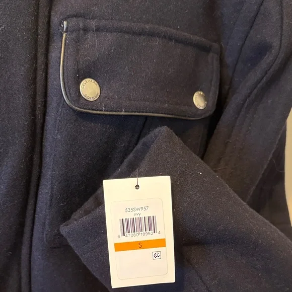 Cole Haan Dark Navy Military Field Jacket - Picture 5 of 5